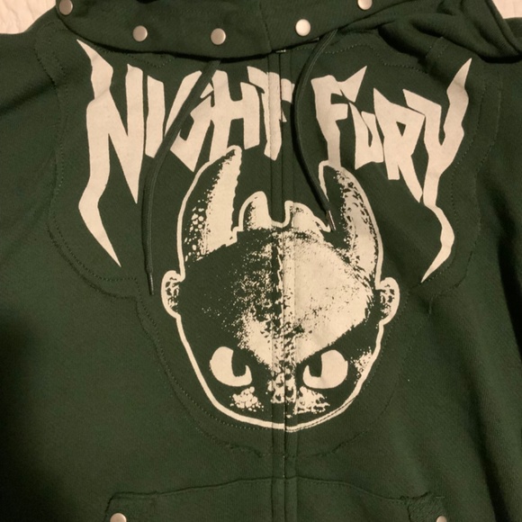 How To Train Your Dragon Night Fury Hoodie - Picture 4 of 8
